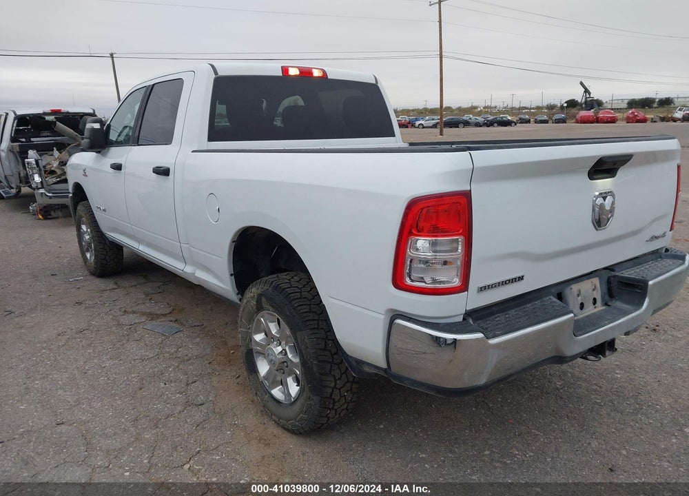 2023 RAM 2500 BIG HORN 4X4 6'4 BOX VIN: 3C6UR5DL8PG602960