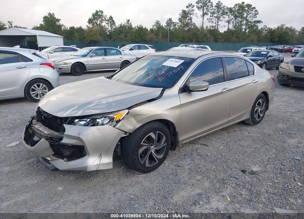 2017 HONDA ACCORD LX VIN: 1HGCR2F33HA086587
