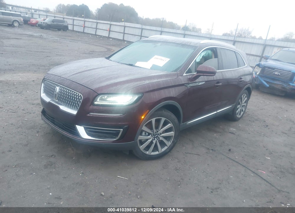 2019 LINCOLN NAUTILUS SELECT VIN: 2LMPJ6K90KBL11956