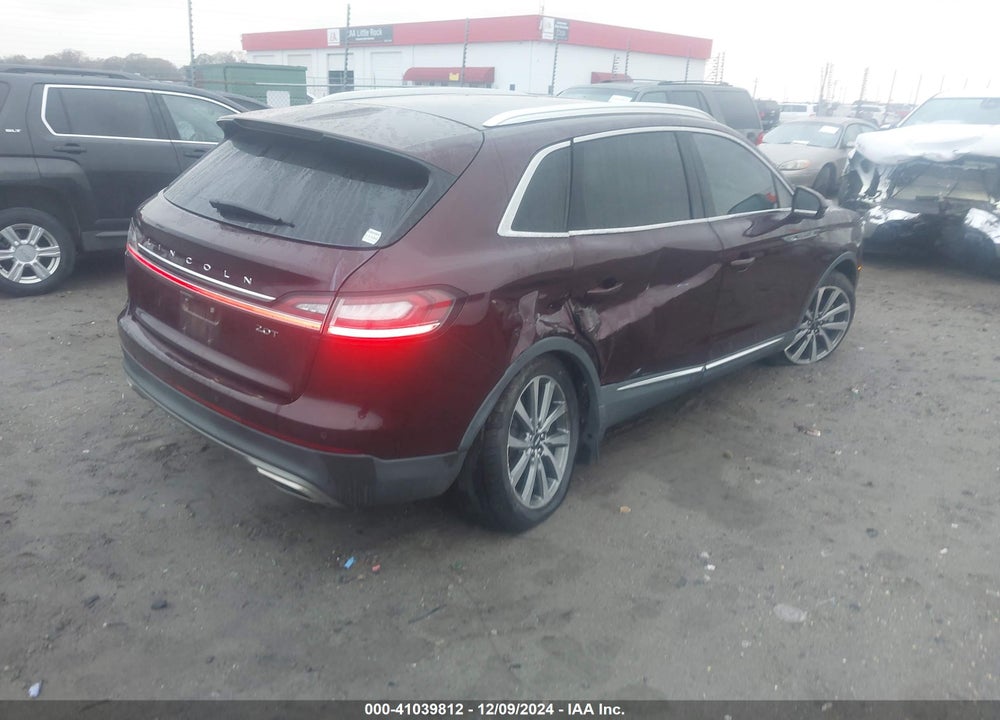 2019 LINCOLN NAUTILUS SELECT VIN: 2LMPJ6K90KBL11956