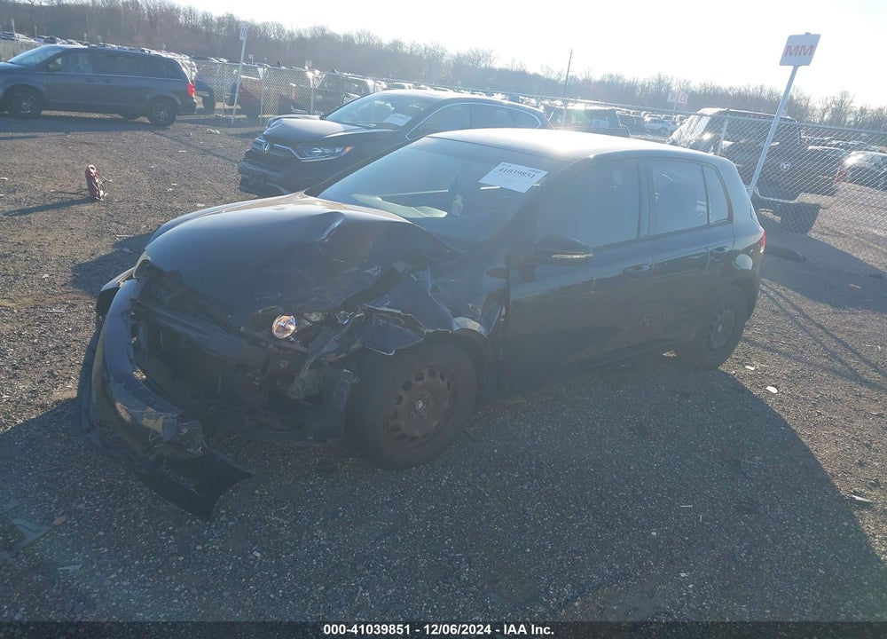 2014 VOLKSWAGEN GOLF 2.5L VIN: WVWDB7AJ0EW011855