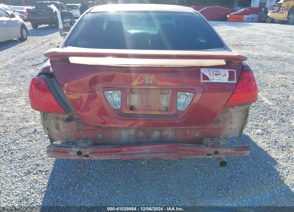2007 HONDA ACCORD 2.4 SE VIN: 1HGCM56347A096768