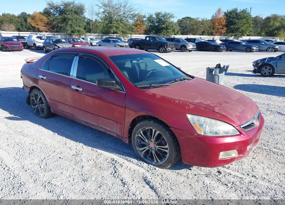2007 HONDA ACCORD 2.4 SE VIN: 1HGCM56347A096768