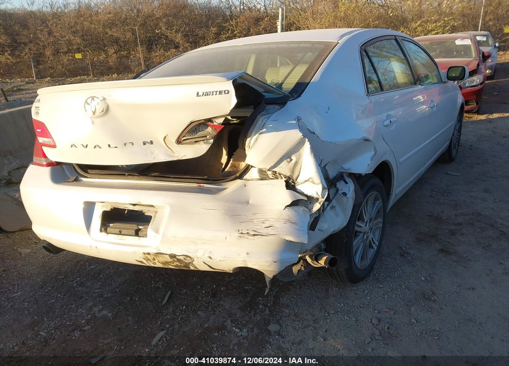 2007 TOYOTA AVALON LIMITED VIN: 4T1BK36B57U196299