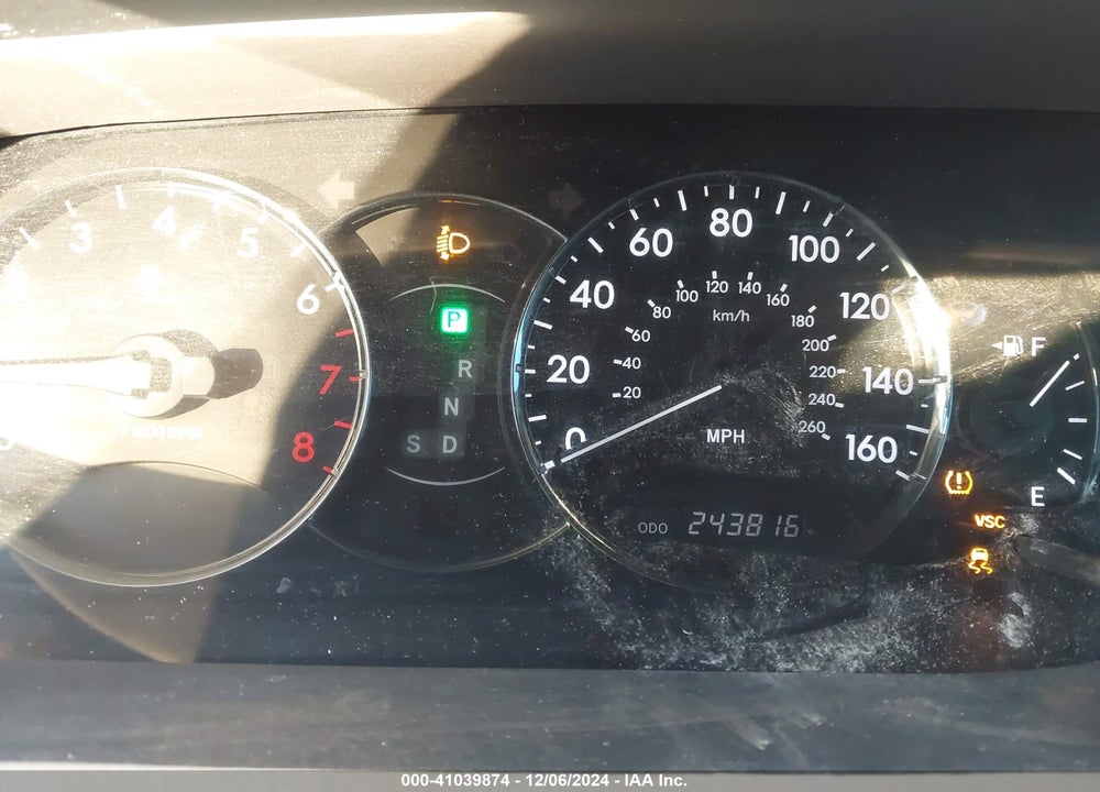 2007 TOYOTA AVALON LIMITED VIN: 4T1BK36B57U196299