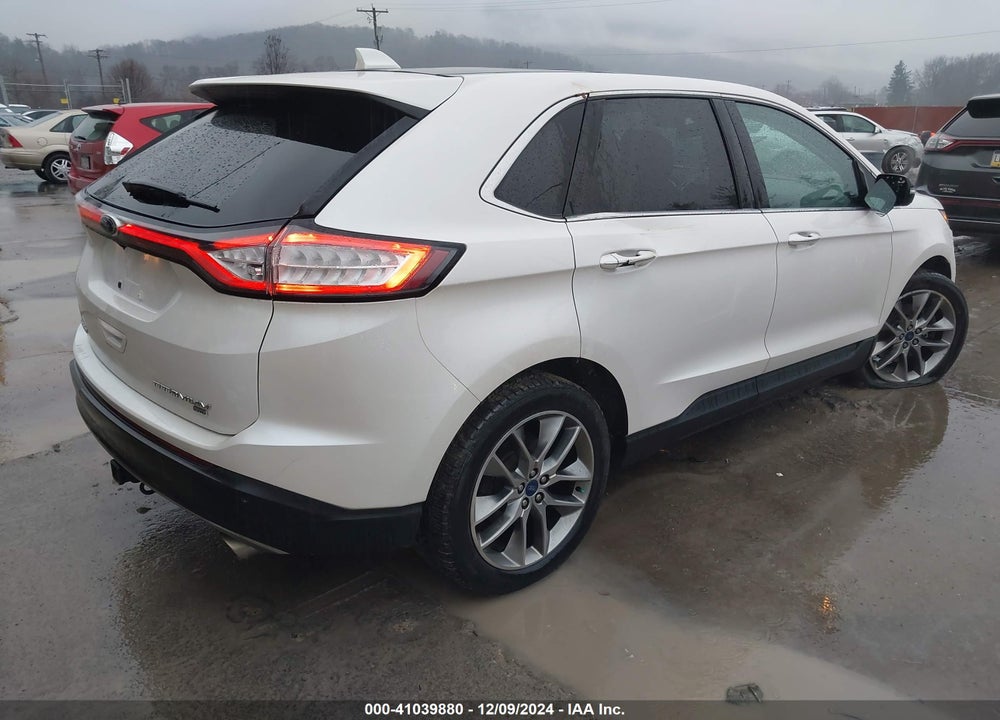 2015 FORD EDGE TITANIUM VIN: 2FMTK4K87FBB85281