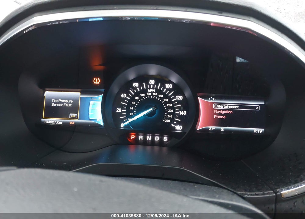 2015 FORD EDGE TITANIUM VIN: 2FMTK4K87FBB85281