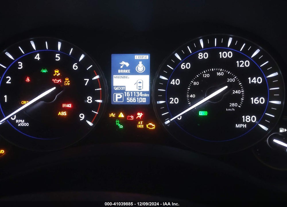 2016 INFINITI Q70L 5.6X VIN: JN1AY1PR7GM590047