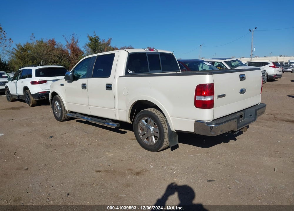 2008 FORD F-150 60TH ANNIVERSARY/FX2/KING RANCH/LARIAT/XLT VIN: 1FTPW12VX8FC07354
