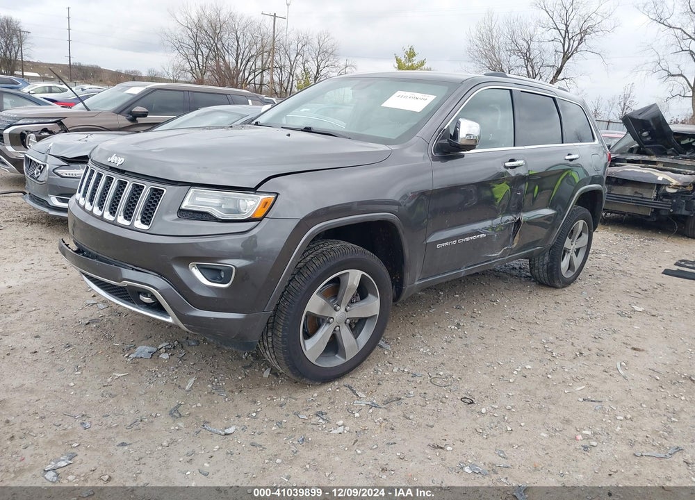 2014 JEEP GRAND CHEROKEE OVERLAND VIN: 1C4RJFCG8EC272947