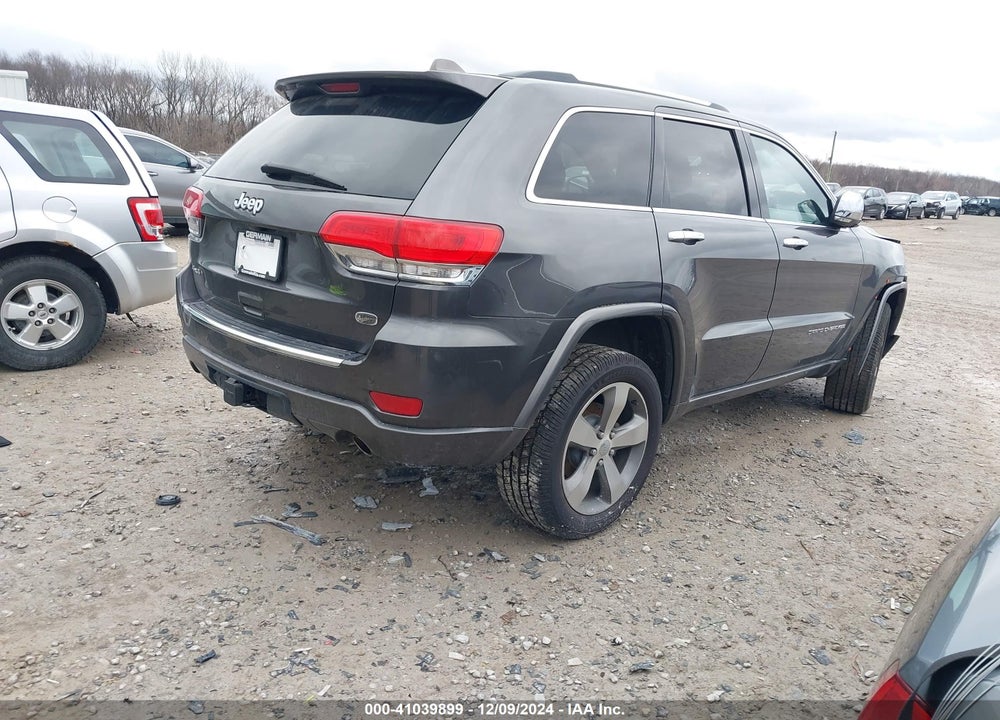 2014 JEEP GRAND CHEROKEE OVERLAND VIN: 1C4RJFCG8EC272947