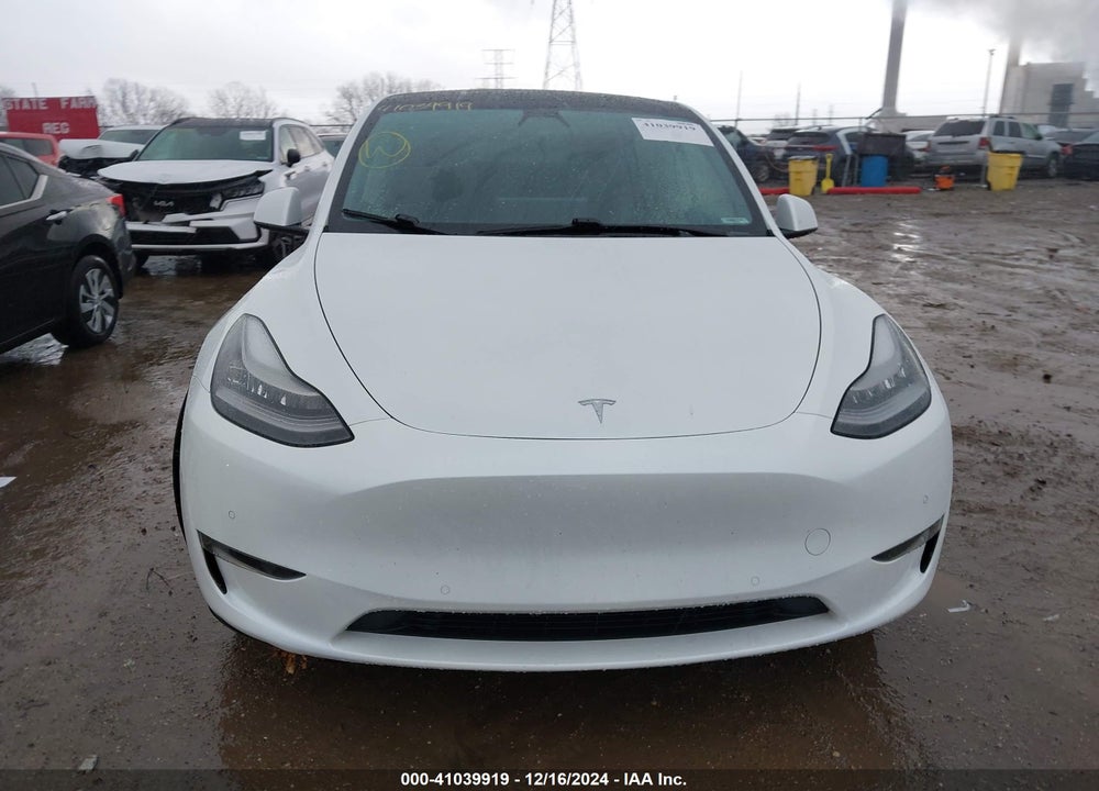 2021 TESLA MODEL Y LONG RANGE DUAL MOTOR ALL-WHEEL DRIVE VIN: 5YJYGDEE1MF074948