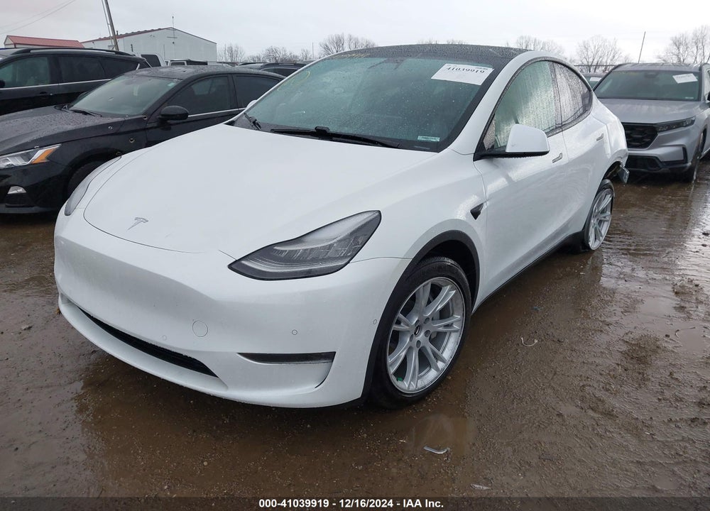 2021 TESLA MODEL Y LONG RANGE DUAL MOTOR ALL-WHEEL DRIVE VIN: 5YJYGDEE1MF074948