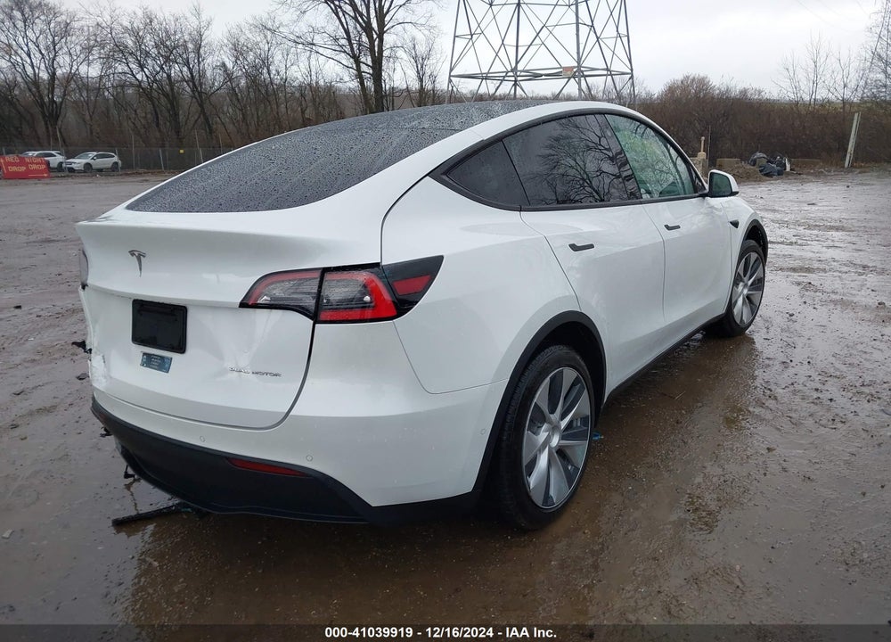 2021 TESLA MODEL Y LONG RANGE DUAL MOTOR ALL-WHEEL DRIVE VIN: 5YJYGDEE1MF074948