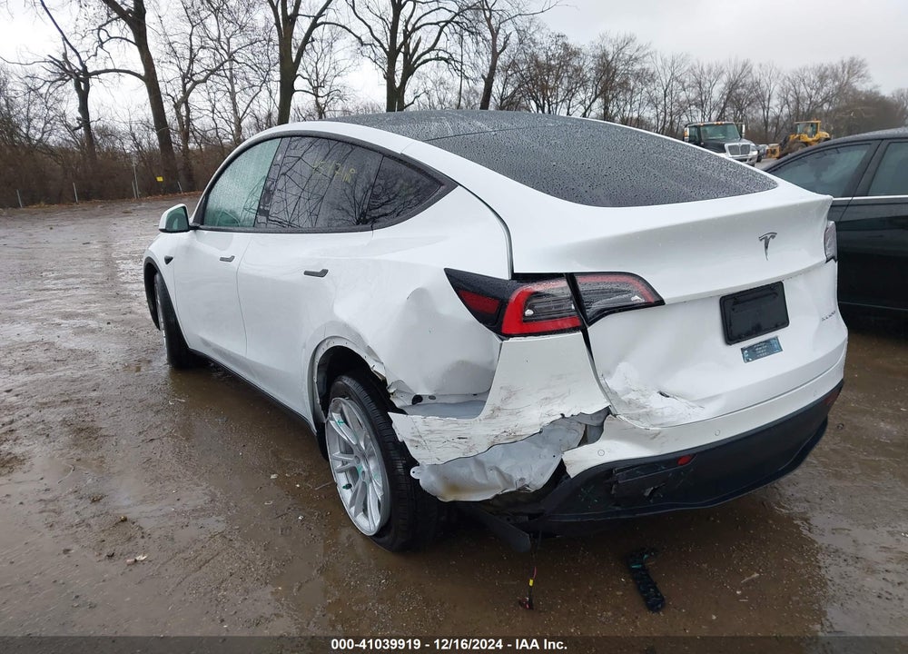 2021 TESLA MODEL Y LONG RANGE DUAL MOTOR ALL-WHEEL DRIVE VIN: 5YJYGDEE1MF074948