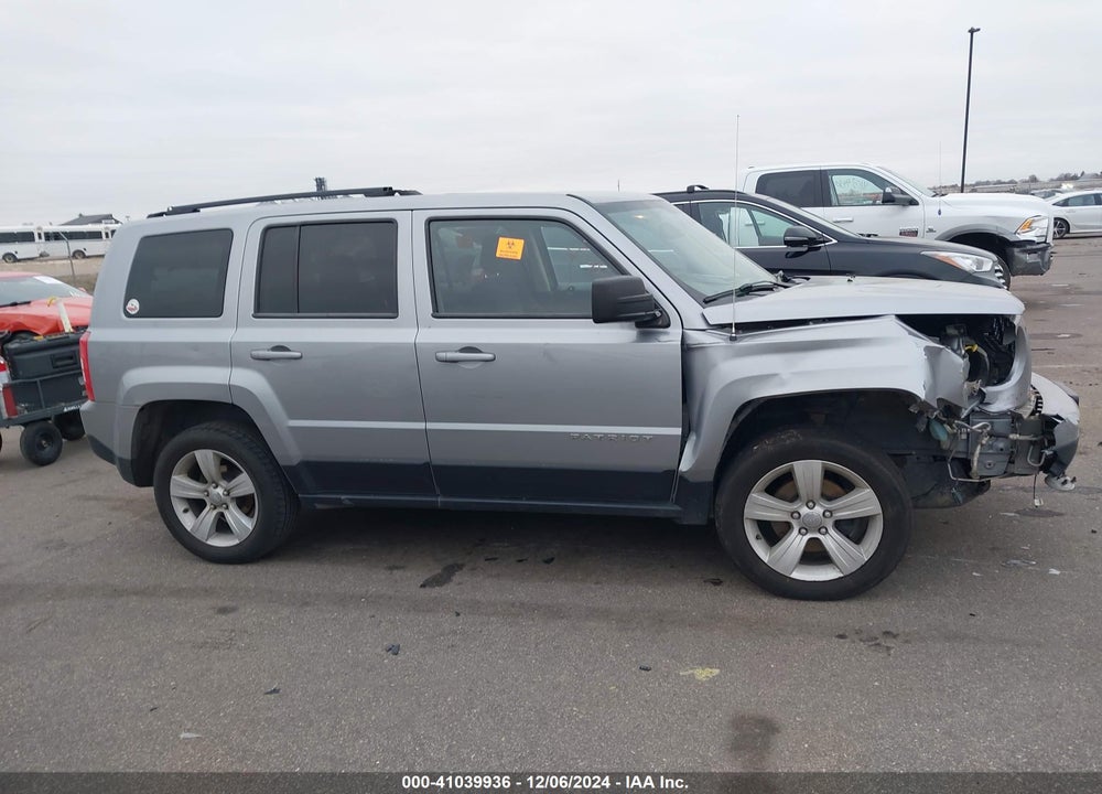 2014 JEEP PATRIOT LATITUDE VIN: 1C4NJRFB7ED796505