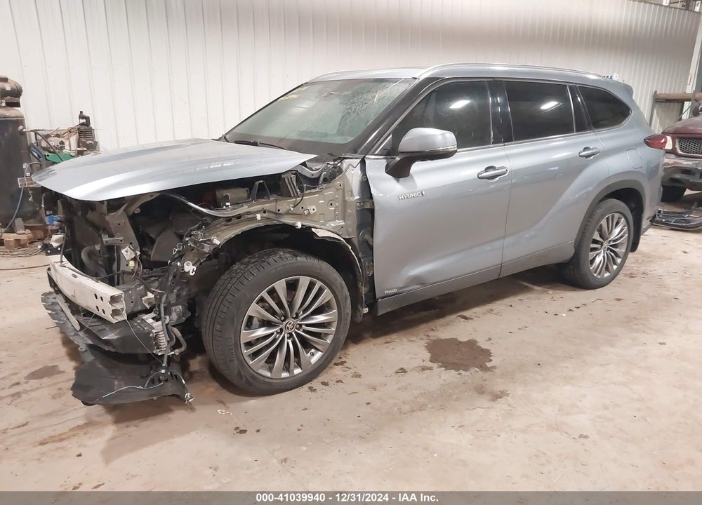 2021 TOYOTA HIGHLANDER HYBRID PLATINUM VIN: 5TDEBRCH1MS017771