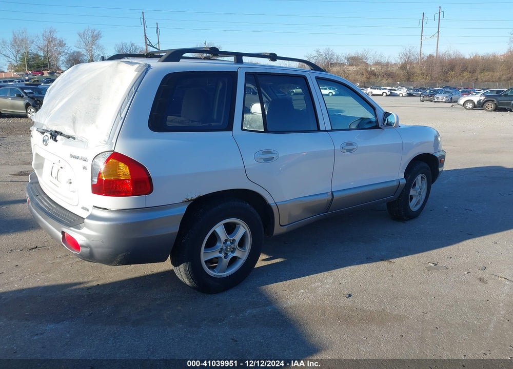 2003 HYUNDAI SANTA FE GLS/LX VIN: KM8SC73D23U434761