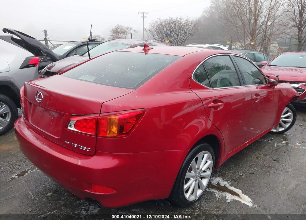 2009 LEXUS IS 250 VIN: JTHCK262995034268