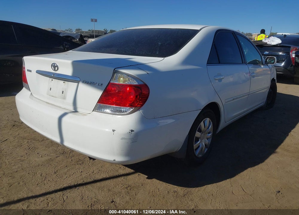 2005 TOYOTA CAMRY LE VIN: 4T1BE32K55U579251