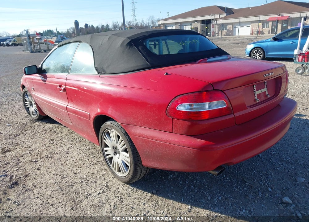 2004 VOLVO C70 LT VIN: YV1NC63DX4J045049