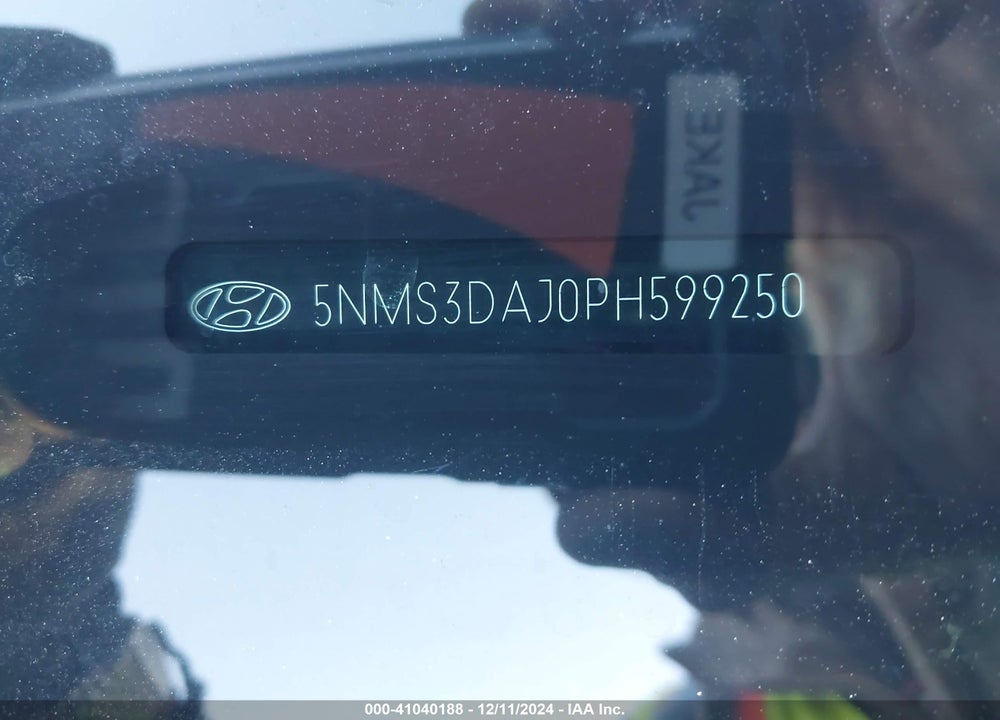 2023 HYUNDAI SANTA FE SEL VIN: 5NMS3DAJ0PH599250