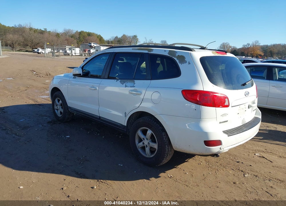 2008 HYUNDAI SANTA FE GLS VIN: 5NMSG13D28H209356