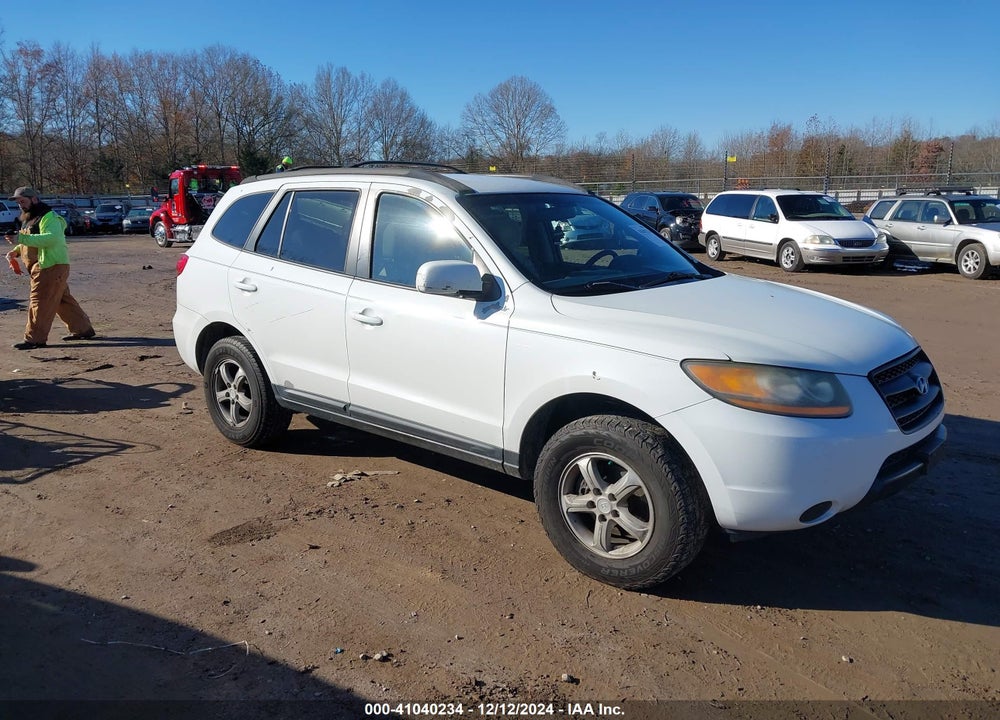 2008 HYUNDAI SANTA FE GLS VIN: 5NMSG13D28H209356