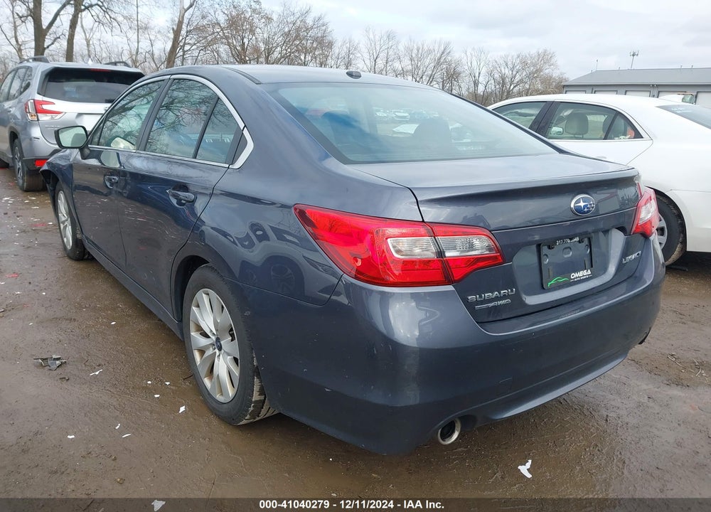 2015 SUBARU LEGACY 2.5I PREMIUM VIN: 4S3BNBC61F3030346