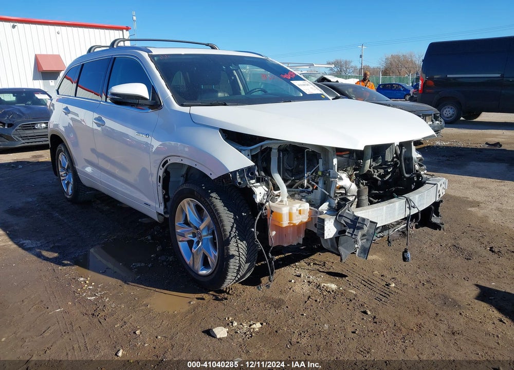 2016 TOYOTA HIGHLANDER HYBRID LIMITED PLATINUM V6 VIN: 5TDDCRFH4GS017756