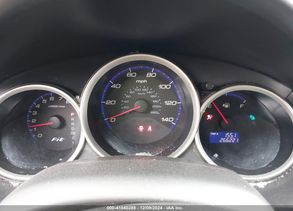 2007 HONDA FIT VIN: JHMGD38457S020382