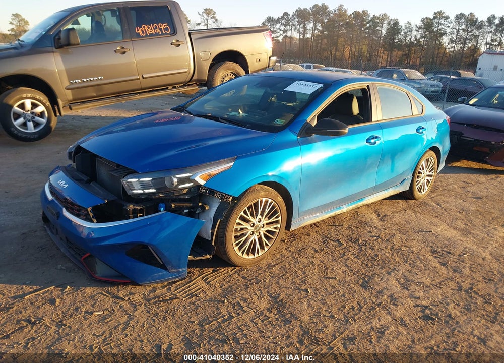2022 KIA FORTE GT LINE VIN: 3KPF54AD4NE498769