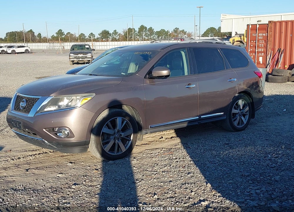 2014 NISSAN PATHFINDER PLATINUM VIN: 5N1AR2MN5EC723145