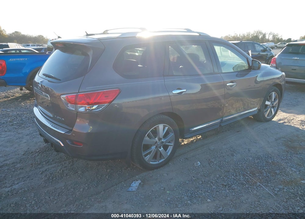 2014 NISSAN PATHFINDER PLATINUM VIN: 5N1AR2MN5EC723145