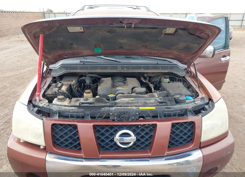 2004 NISSAN PATHFINDER ARMADA SE VIN: 5N1AA08B64N742091