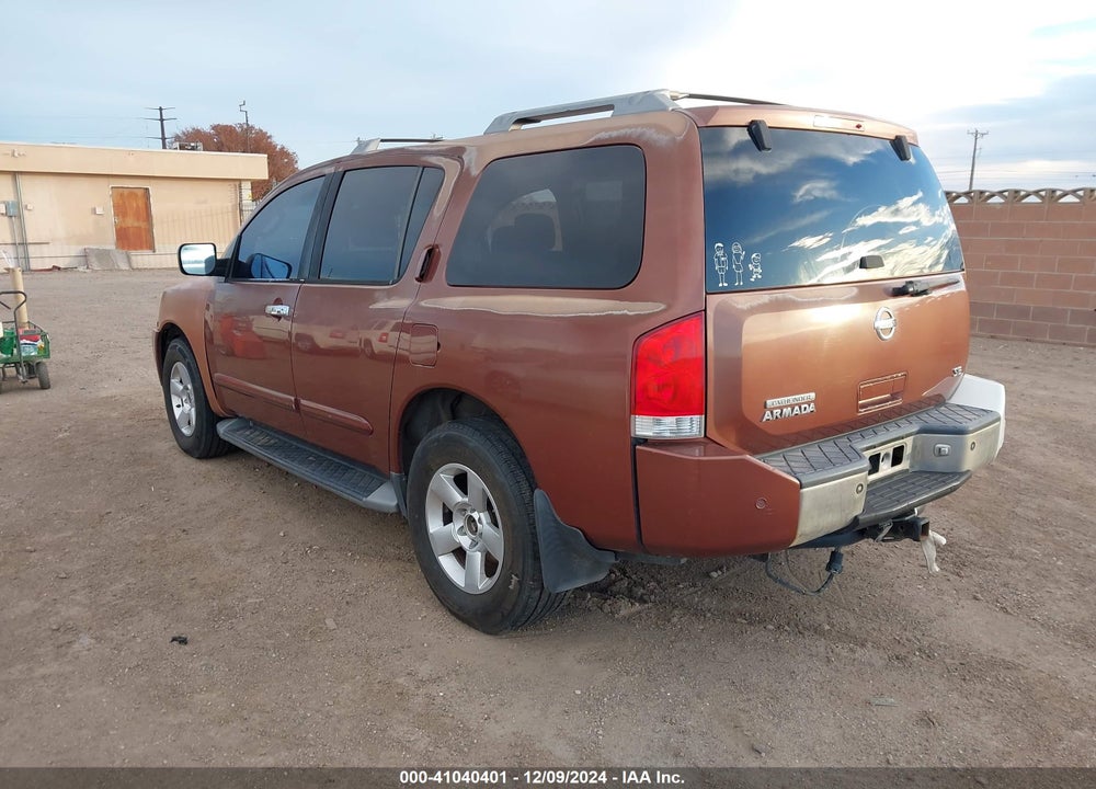 2004 NISSAN PATHFINDER ARMADA SE VIN: 5N1AA08B64N742091