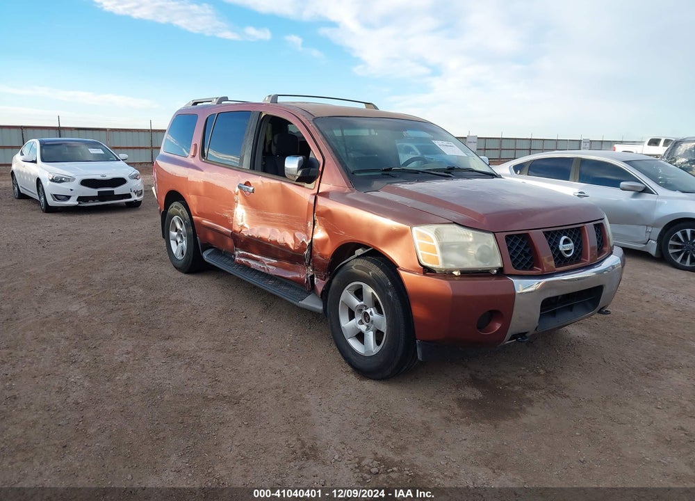 2004 NISSAN PATHFINDER ARMADA SE VIN: 5N1AA08B64N742091