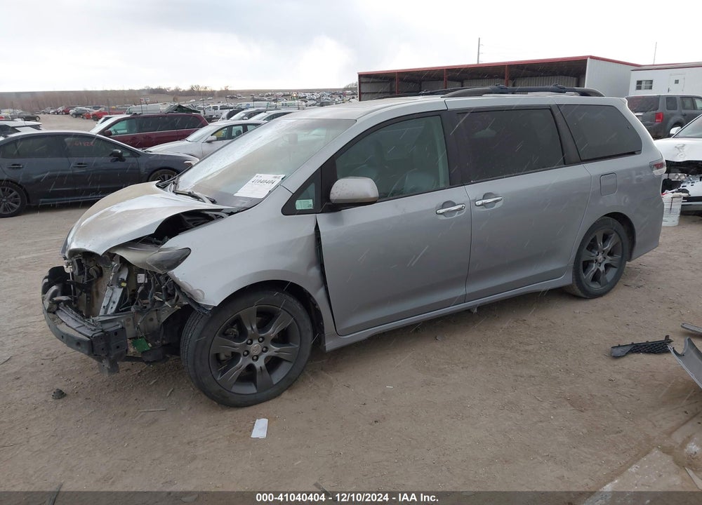 2015 TOYOTA SIENNA SE 8 PASSENGER VIN: 5TDXK3DC1FS615550