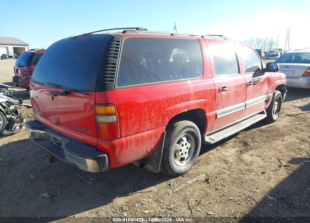 2001 CHEVROLET SUBURBAN 1500 LT VIN: 3GNFK16T41G283258