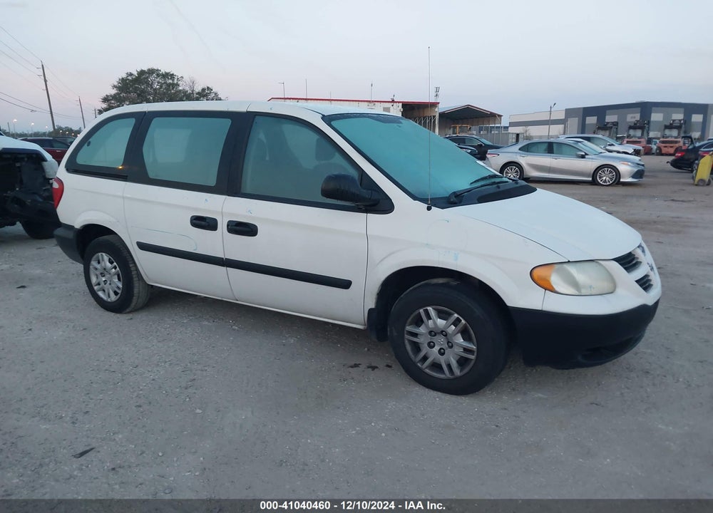 2007 DODGE CARAVAN SE VIN: 1D4GP25B77B148390