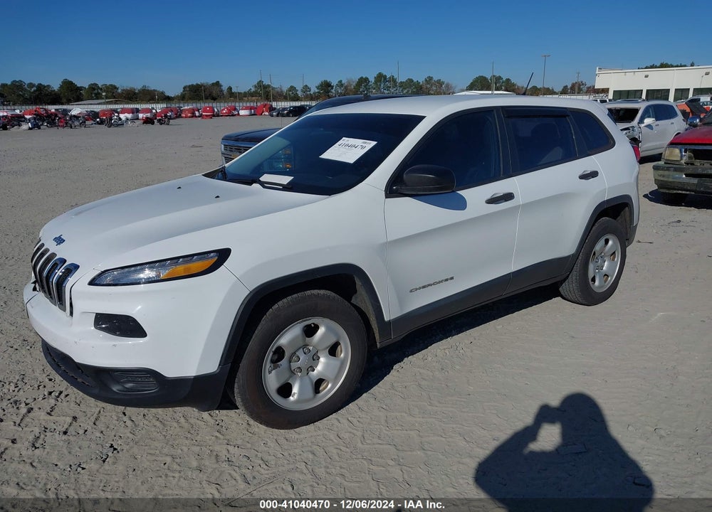 2016 JEEP CHEROKEE SPORT VIN: 1C4PJMAB3GW172145