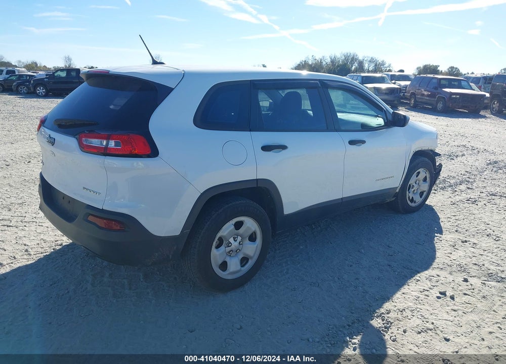 2016 JEEP CHEROKEE SPORT VIN: 1C4PJMAB3GW172145