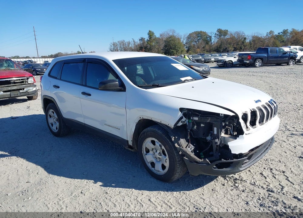 2016 JEEP CHEROKEE SPORT VIN: 1C4PJMAB3GW172145