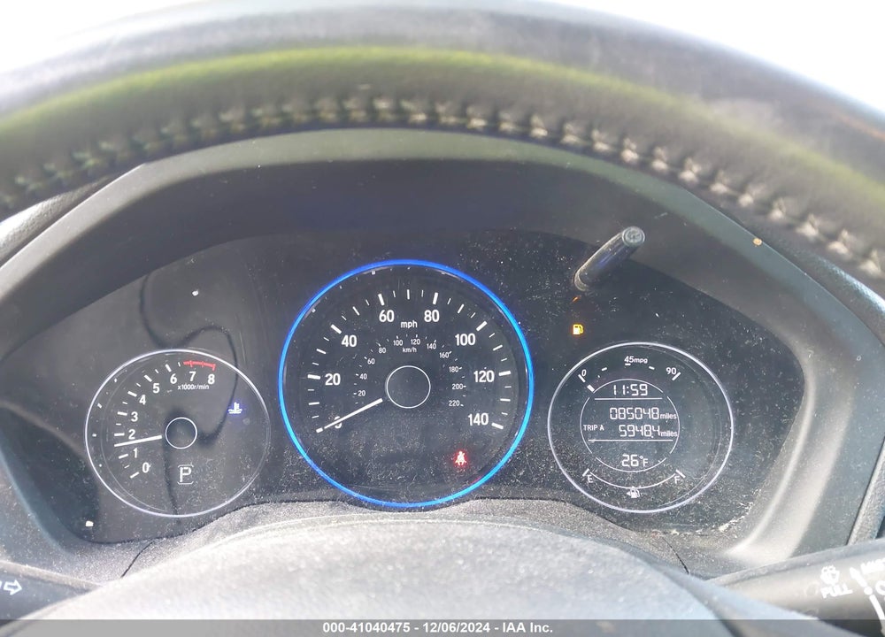 2019 HONDA HR-V SPORT VIN: 3CZRU6H1XKG711189