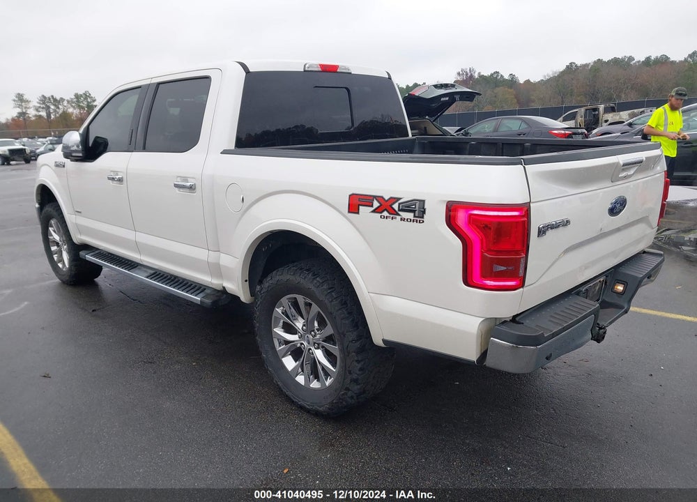 2016 FORD F-150 LARIAT VIN: 1FTEW1EGXGFD11216