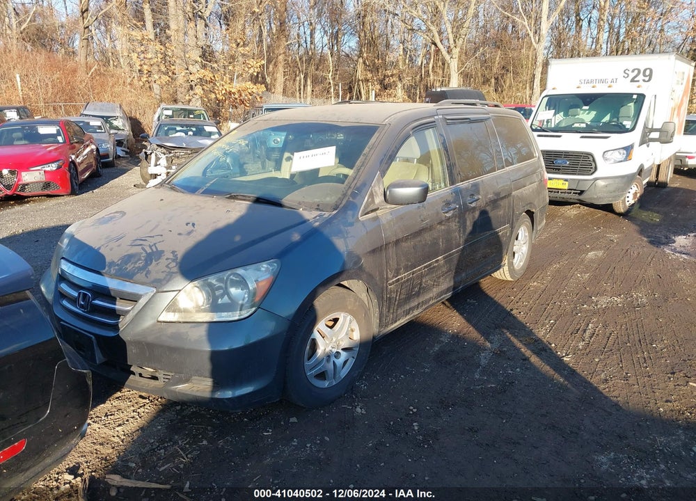 2005 HONDA ODYSSEY EX VIN: 5FNRL38475B401707
