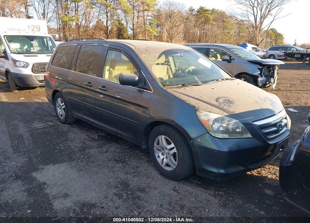 2005 HONDA ODYSSEY EX VIN: 5FNRL38475B401707