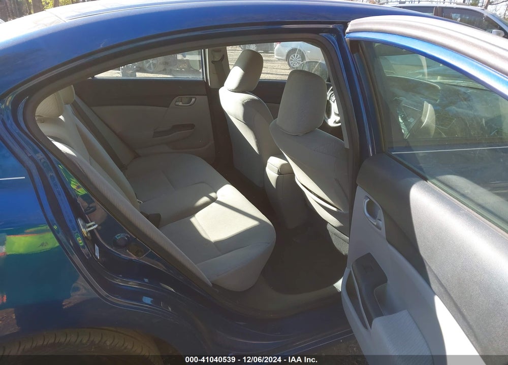 2013 HONDA CIVIC LX VIN: 19XFB2F54DE004861