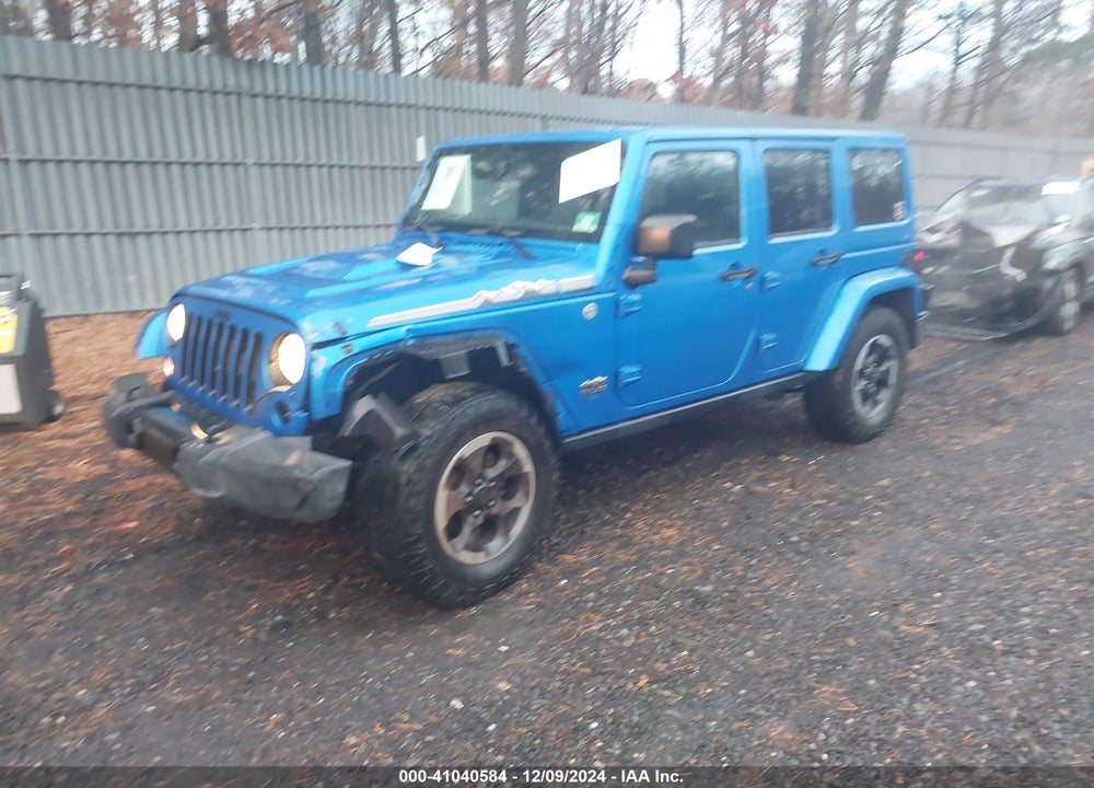 2014 ANGLER JEEP WR UNLIMITED POLAR EDITION VIN: 1C4HJWEG3EL224944