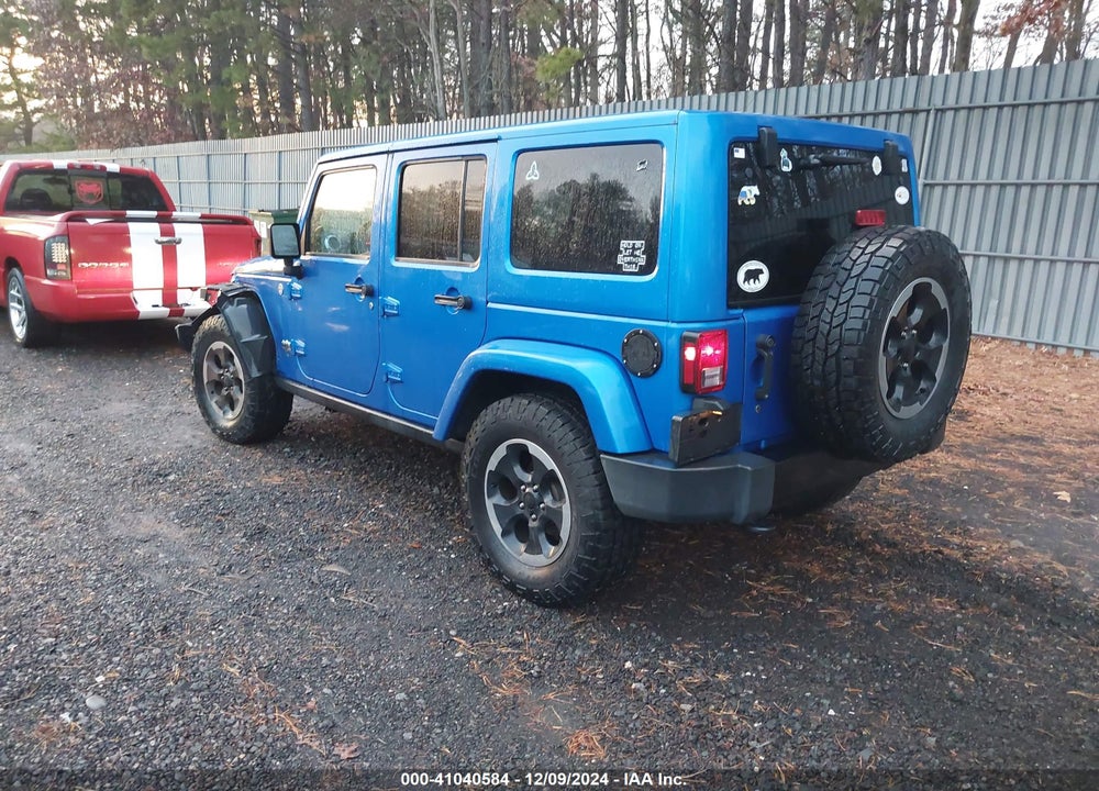 2014 ANGLER JEEP WR UNLIMITED POLAR EDITION VIN: 1C4HJWEG3EL224944